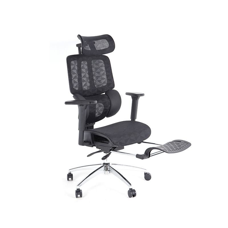 Chaise de bureau ergonomique avec accoudoirs 3D, support lombaire dynamique